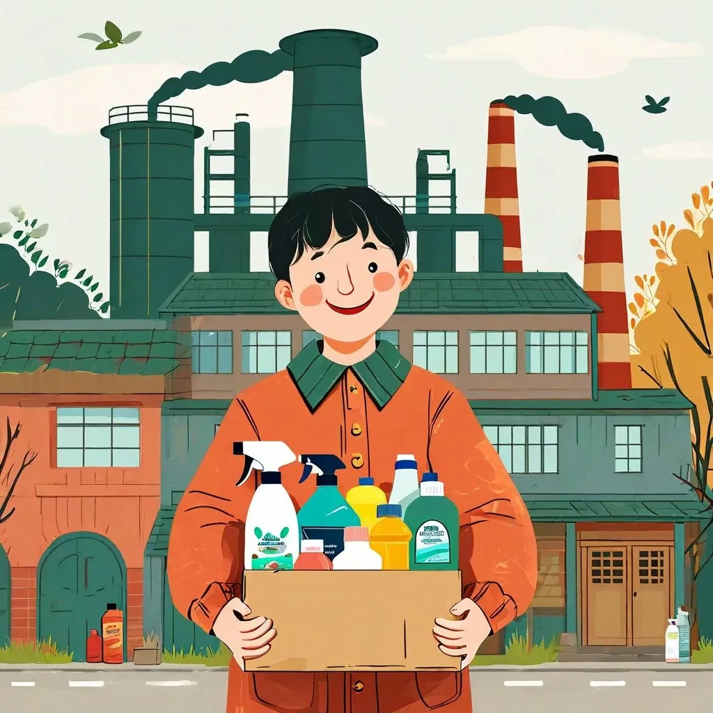 Direct supply chain illustration